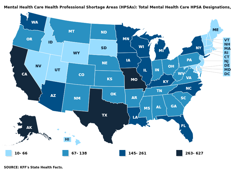 Map of Mental Health Care Health Professional Shortage Areas