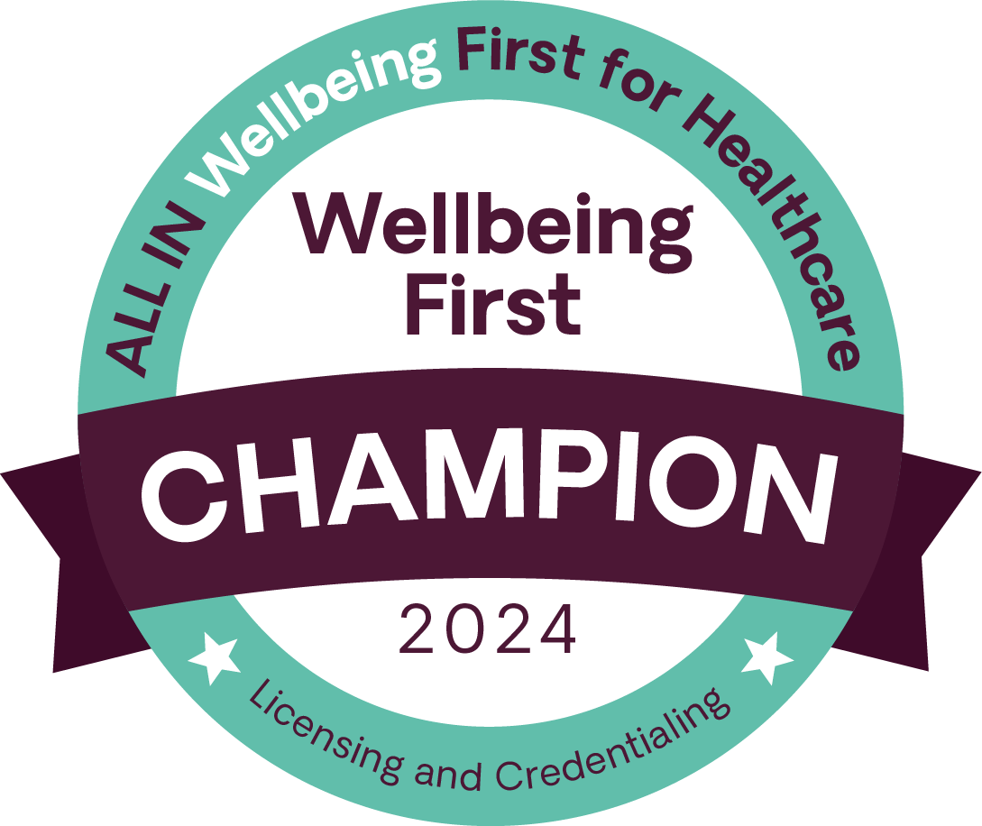 2024 Wellbeing First Champion badge