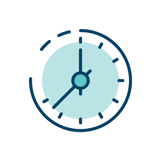 Icon of a timer clock