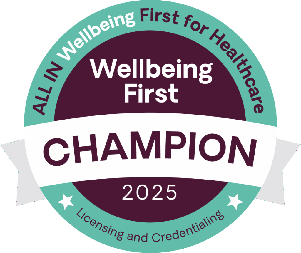 2025 Wellbeing First Champion badge